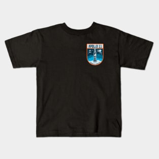 Rocket City - Apollo 11 Anniversary - Crest Kids T-Shirt